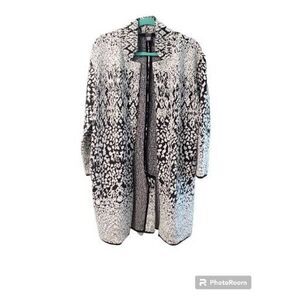 Chelsea Theodore Size L Black White Jacket Womens, NWOT